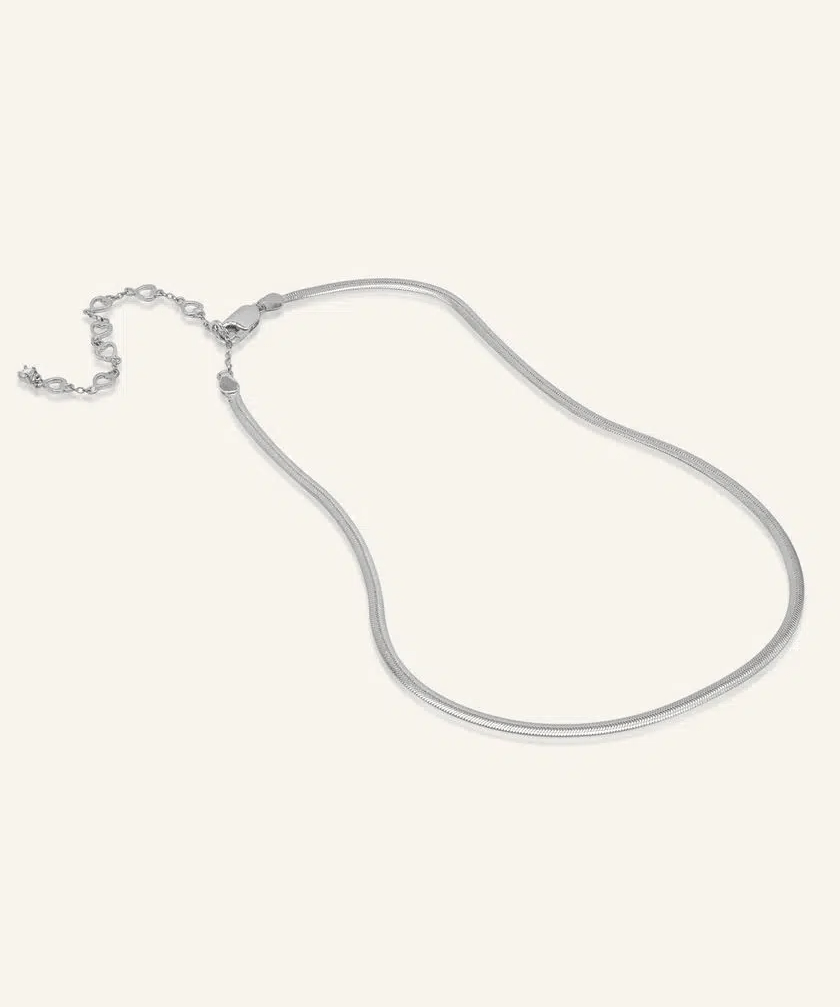 Herringbone Necklace By Elate - Love Estella