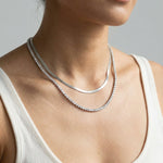 Herringbone Necklace By Elate - Love Estella