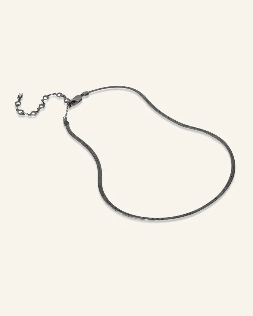 Herringbone Necklace By Elate - Love Estella