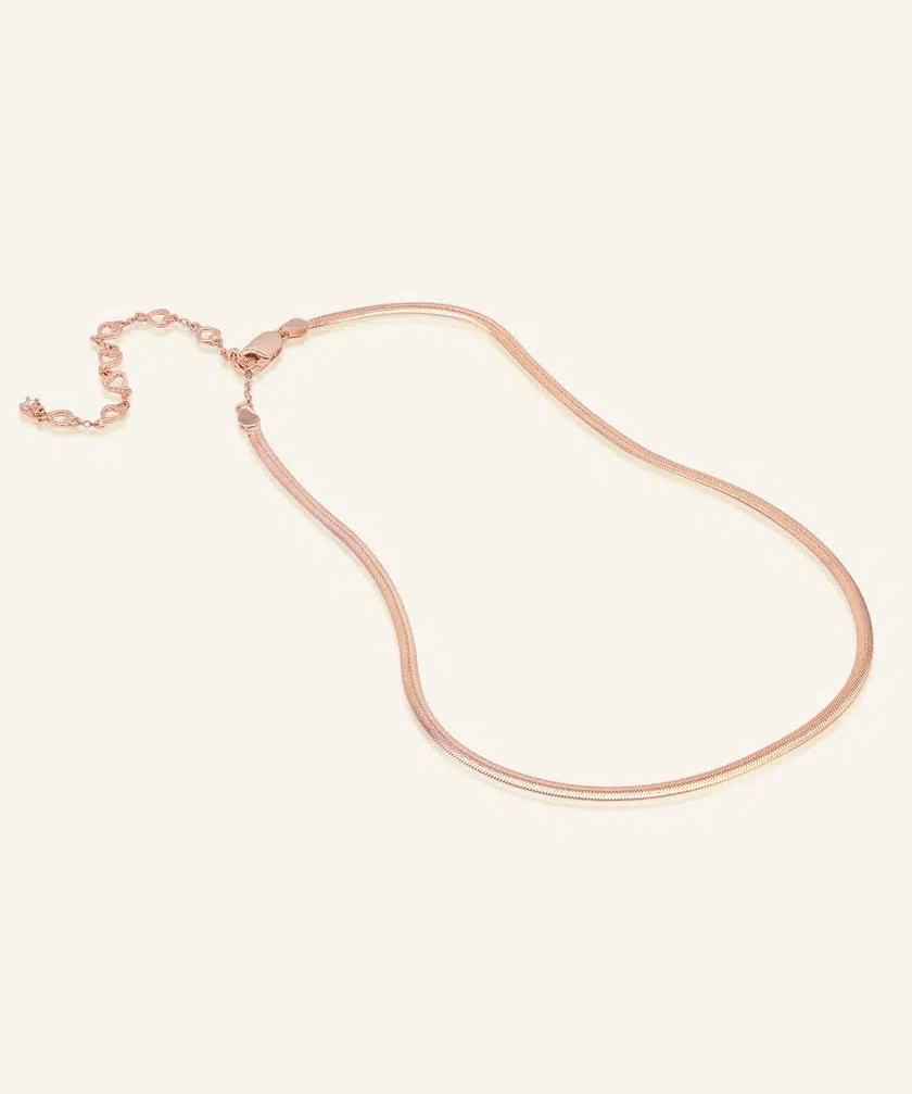 Herringbone Necklace By Elate - Love Estella