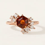 Hexa Sunstone Ring