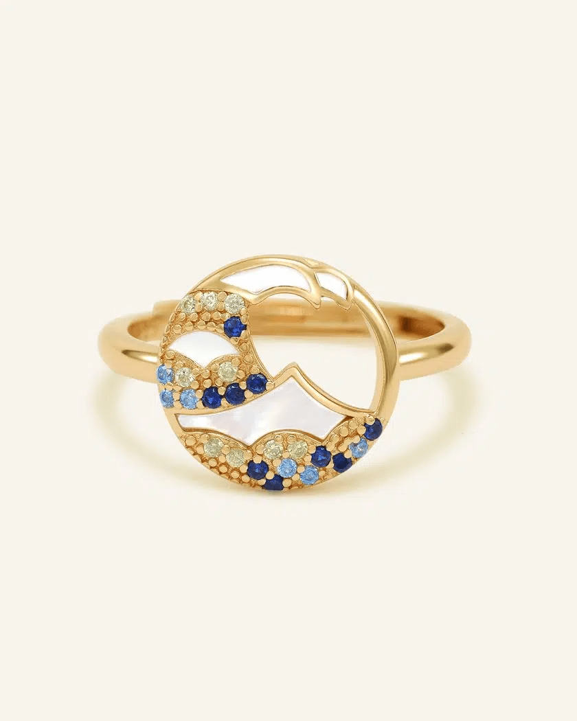 Hokusai: The Great Wave Ring - Love Estella