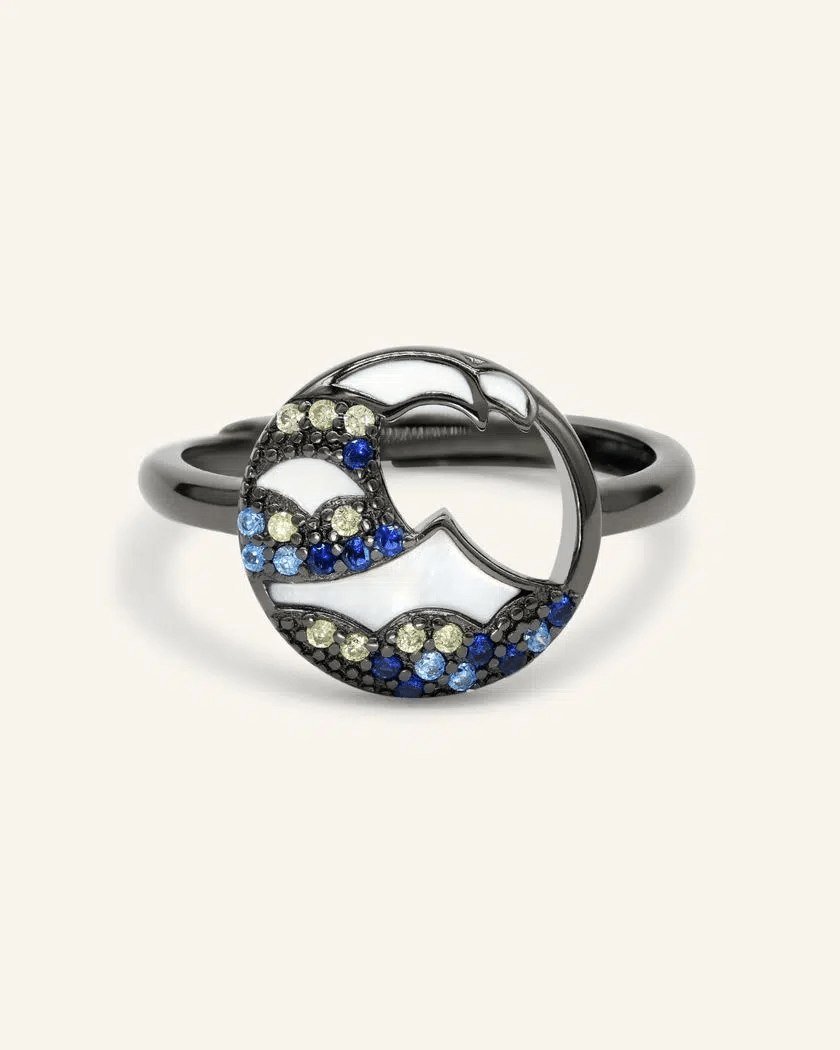 Hokusai: The Great Wave Ring - Love Estella