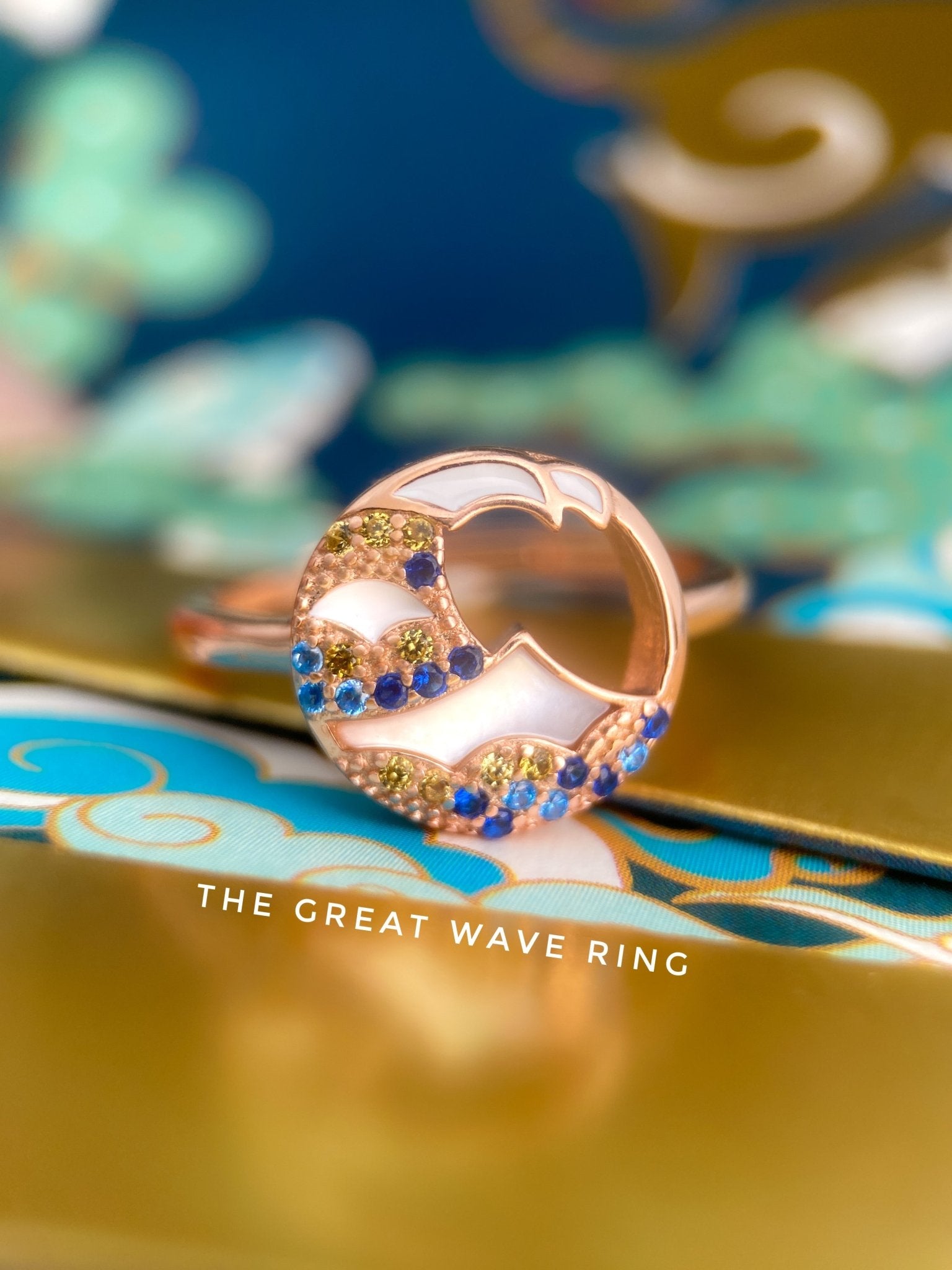 Hokusai: The Great Wave Ring - Love Estella