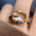 Hokusai: The Great Wave Ring - Love Estella