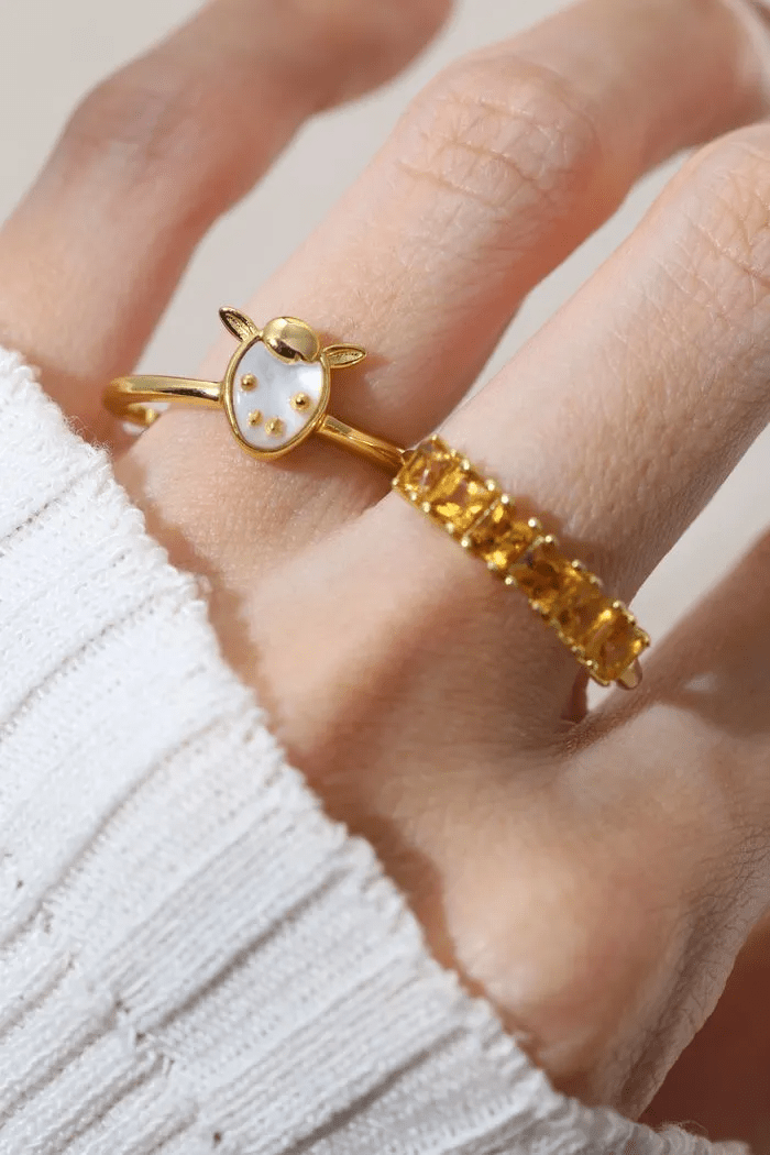 Horse Zodiac MOP Ring - Love Estella