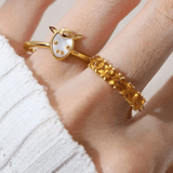 Horse Zodiac MOP Ring - Love Estella