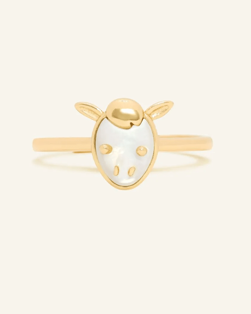 Horse Zodiac MOP Ring - Love Estella