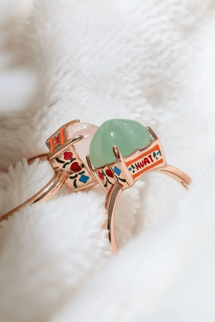 Huat Kueh Ring (Aventurine) - Love Estella