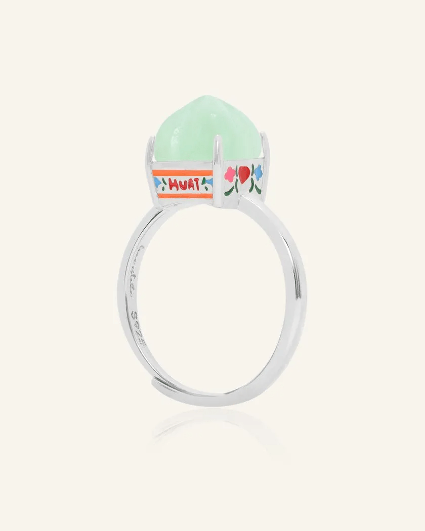 Huat Kueh Ring (Aventurine) - Love Estella
