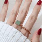Huat Kueh Ring (Aventurine) - Love Estella