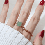 Huat Kueh Ring (Aventurine) - Love Estella