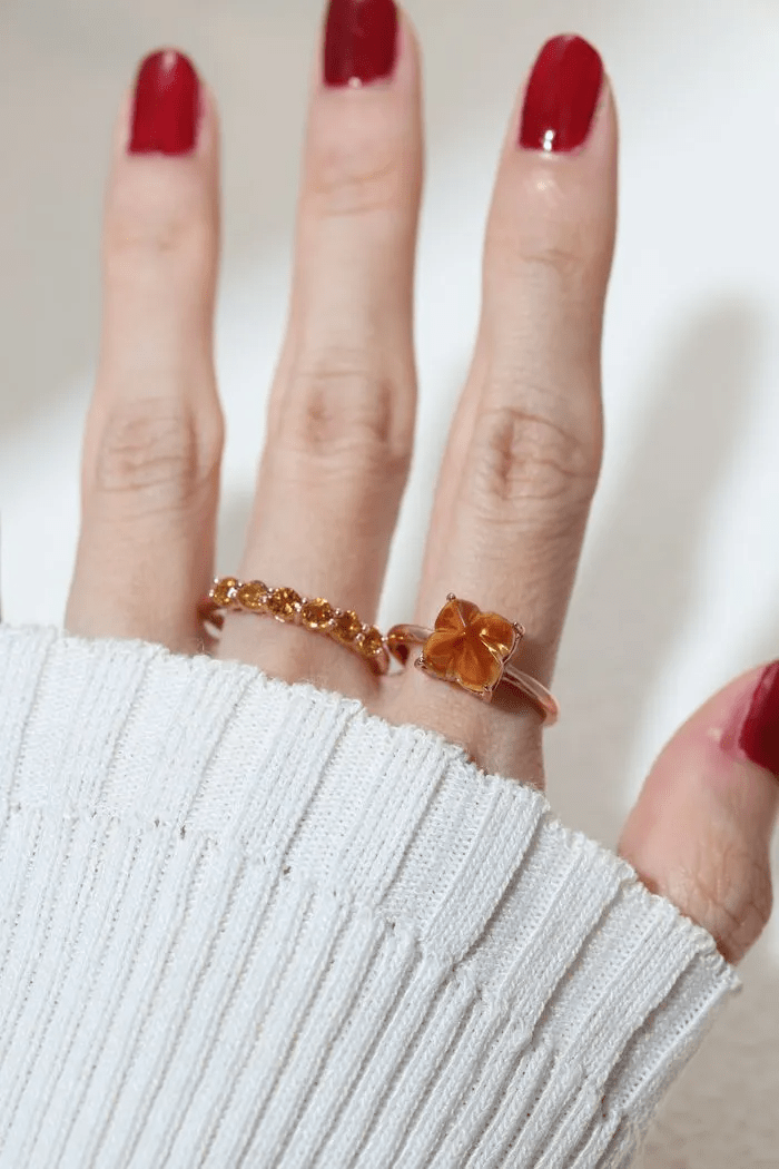 Huat Kueh Ring (Citrine) - Love Estella