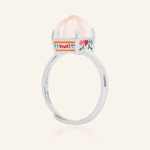 Huat Kueh Ring (Rose Quartz) - Love Estella