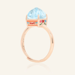 Huat Kueh Ring (Sky Blue Topaz) - Love Estella