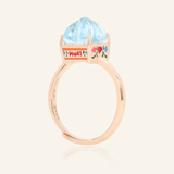 Huat Kueh Ring (Sky Blue Topaz) - Love Estella