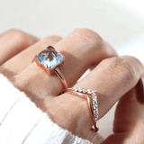 Huat Kueh Ring (Sky Blue Topaz) - Love Estella