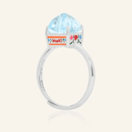 Huat Kueh Ring (Sky Blue Topaz) - Love Estella