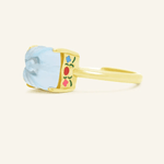 Huat Kueh Ring (Sky Blue Topaz) - Love Estella
