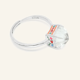 Huat Kueh Ring (White Topaz) - Love Estella