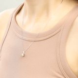 InfinityOne Classic Moissanite Necklace (Champagne) - Love Estella