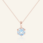 InfinityOne Classic Moissanite Necklace (Ice Blue) - Love Estella