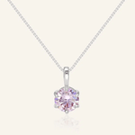 InfinityOne Classic Moissanite Necklace (Lilac) - Love Estella