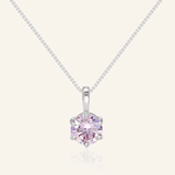 InfinityOne Classic Moissanite Necklace (Lilac) - Love Estella