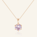 InfinityOne Classic Moissanite Necklace (Lilac) - Love Estella