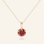 InfinityOne Classic Moissanite Necklace (Red) - Love Estella