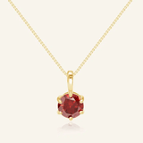 InfinityOne Classic Moissanite Necklace (Red) - Love Estella