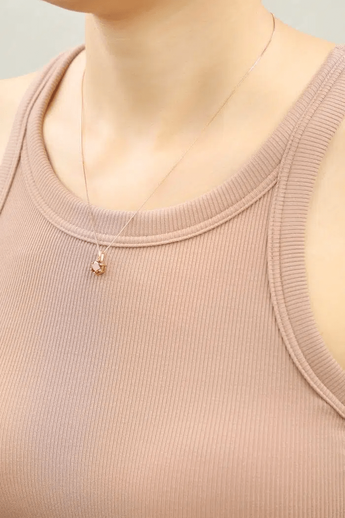 InfinityOne Classic Moissanite Necklace (Red) - Love Estella