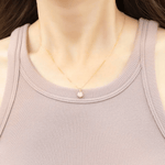 InfinityOne Classic Moissanite Necklace (White) - Love Estella