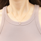InfinityOne Classic Moissanite Necklace (White) - Love Estella