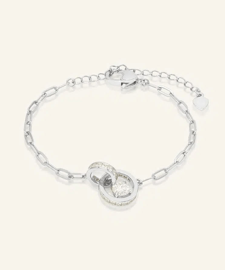 Interlocking Rings Bracelet by Elate - Love Estella
