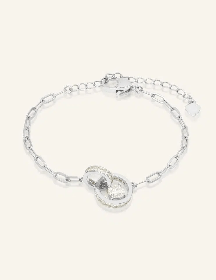 Interlocking Rings Bracelet by Elate - Love Estella
