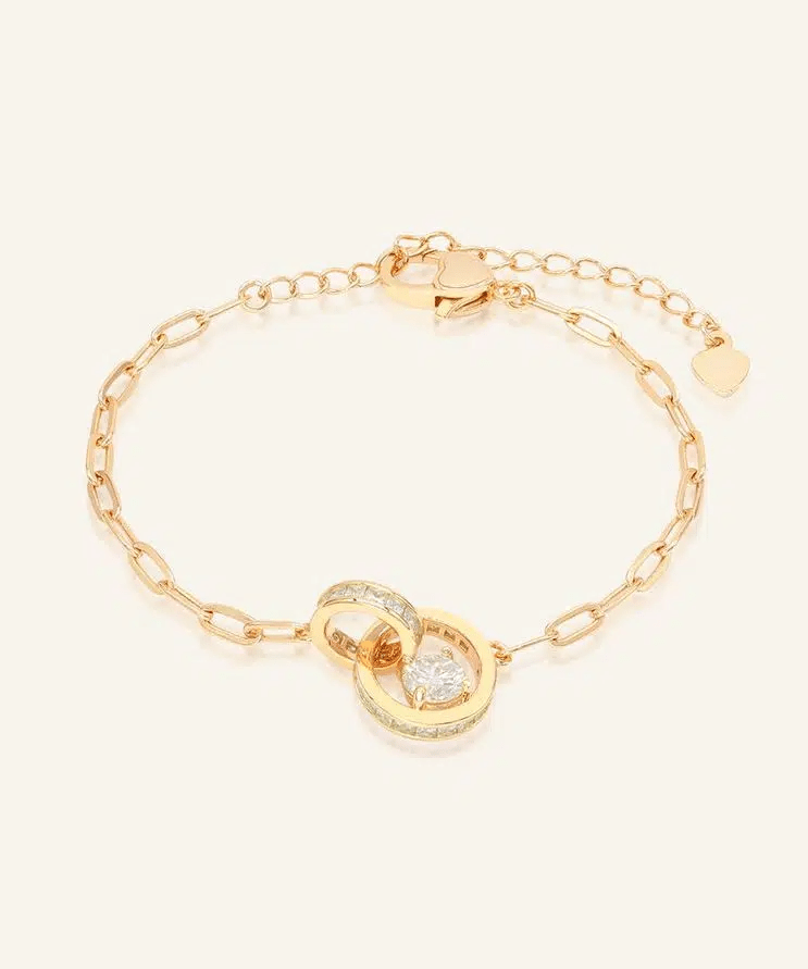 Interlocking Rings Bracelet by Elate - Love Estella