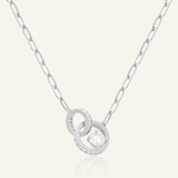 Interlocking Rings Necklace by Elate - Love Estella