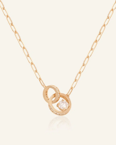 Interlocking Rings Necklace by Elate - Love Estella