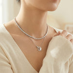 Interlocking Rings Necklace by Elate - Love Estella