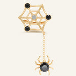 Itsy Bitsy Charm Ring (Black Spinel) - Love Estella