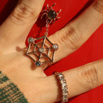 Itsy Bitsy Charm Ring (Sunstone & Moissanite) - Love Estella