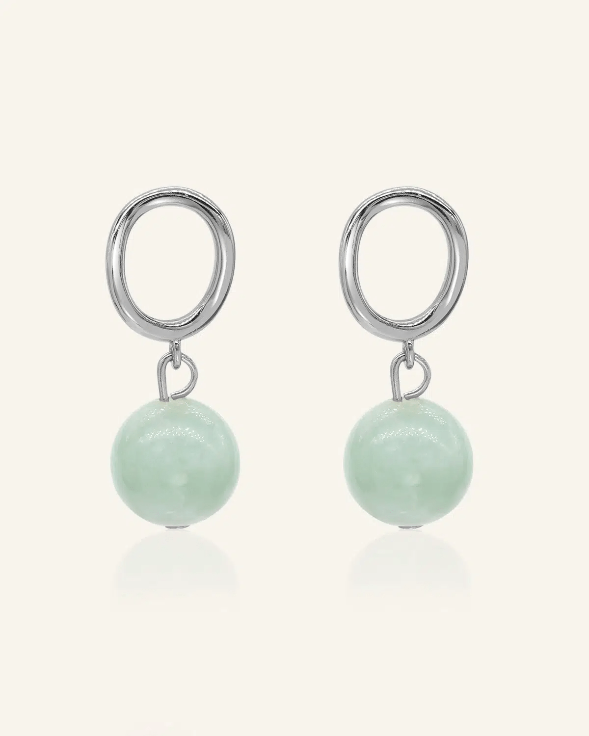 Jadeite Drop Earrings - Love Estella
