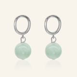 Jadeite Drop Earrings - Love Estella