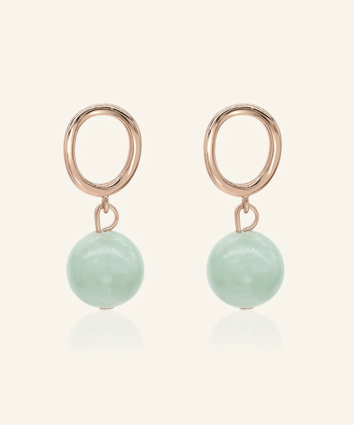 Jadeite Drop Earrings - Love Estella