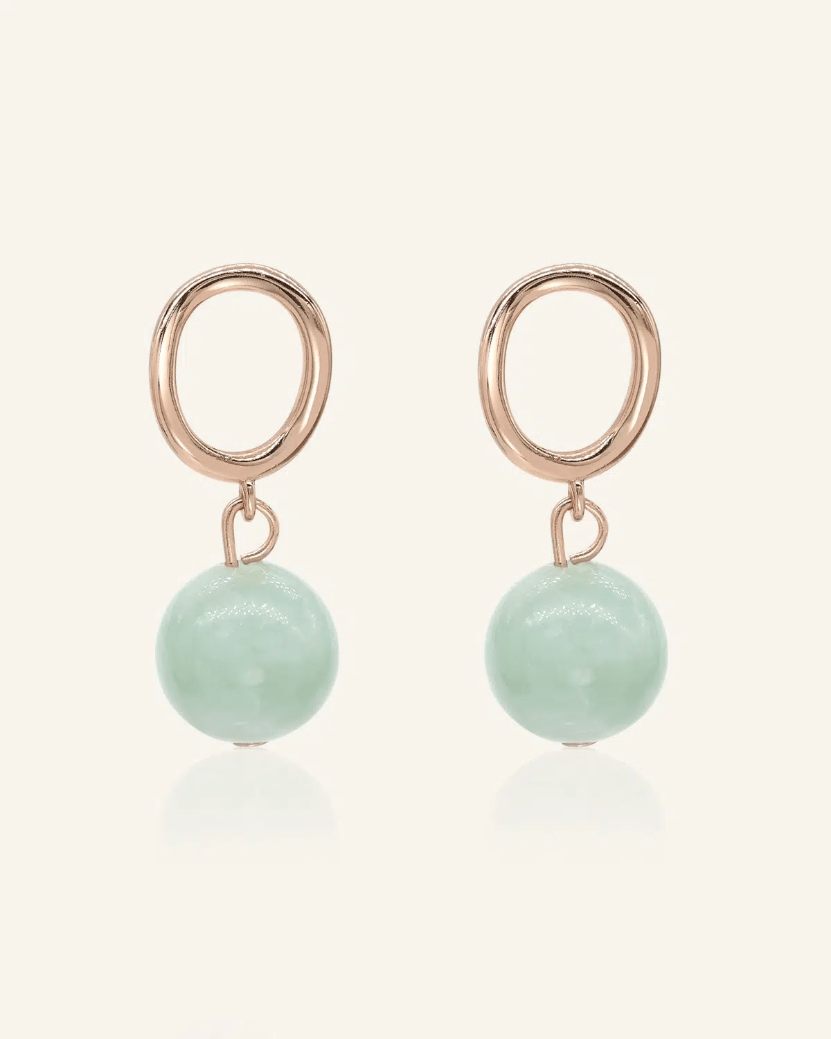 Jadeite Drop Earrings - Love Estella