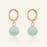 Jadeite Drop Earrings - Love Estella