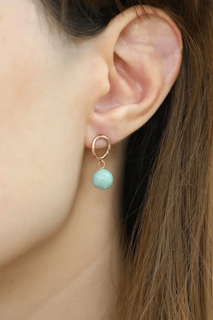 Jadeite Drop Earrings - Love Estella