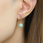 Jadeite Drop Earrings - Love Estella