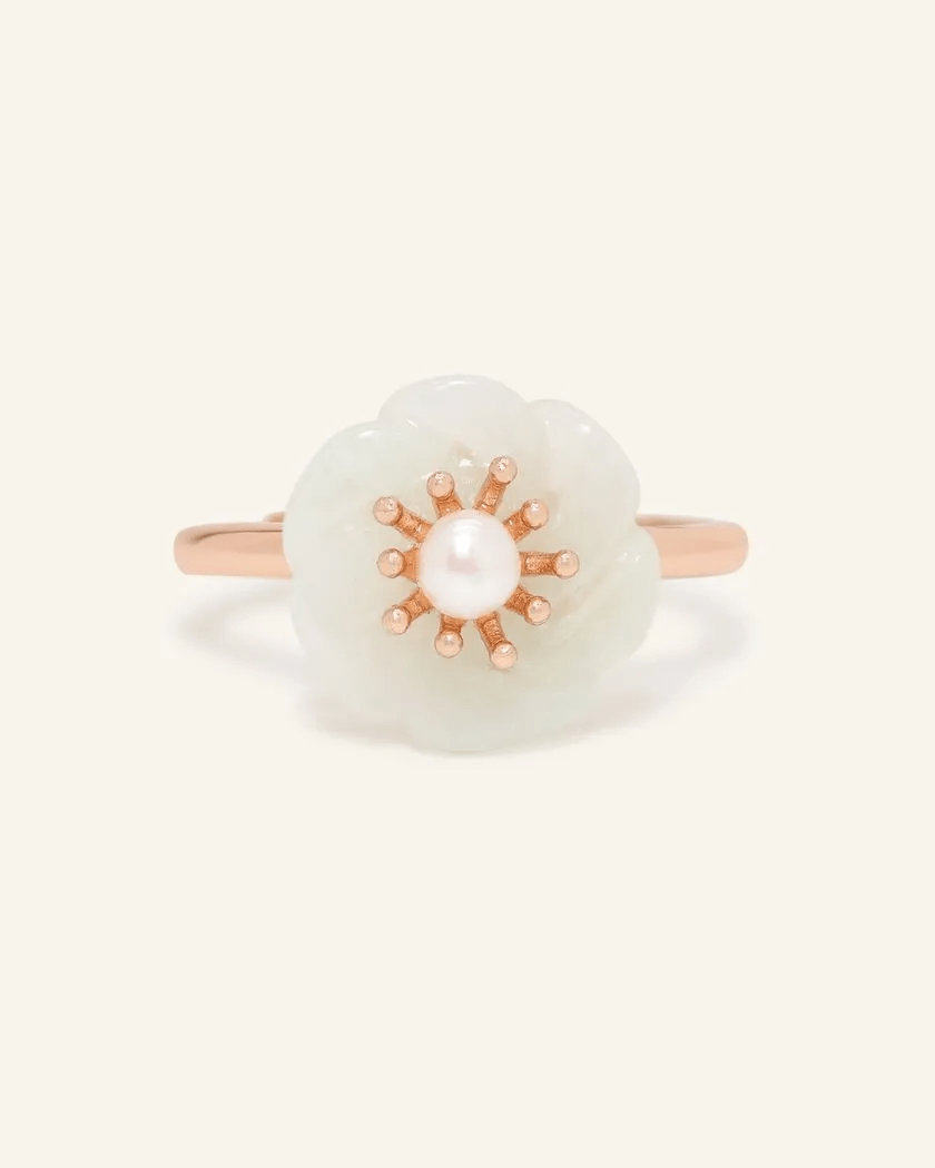 Jadeite Knot Ring - Love Estella